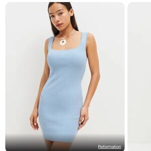 Reformation Marcel cotton ribbed mini